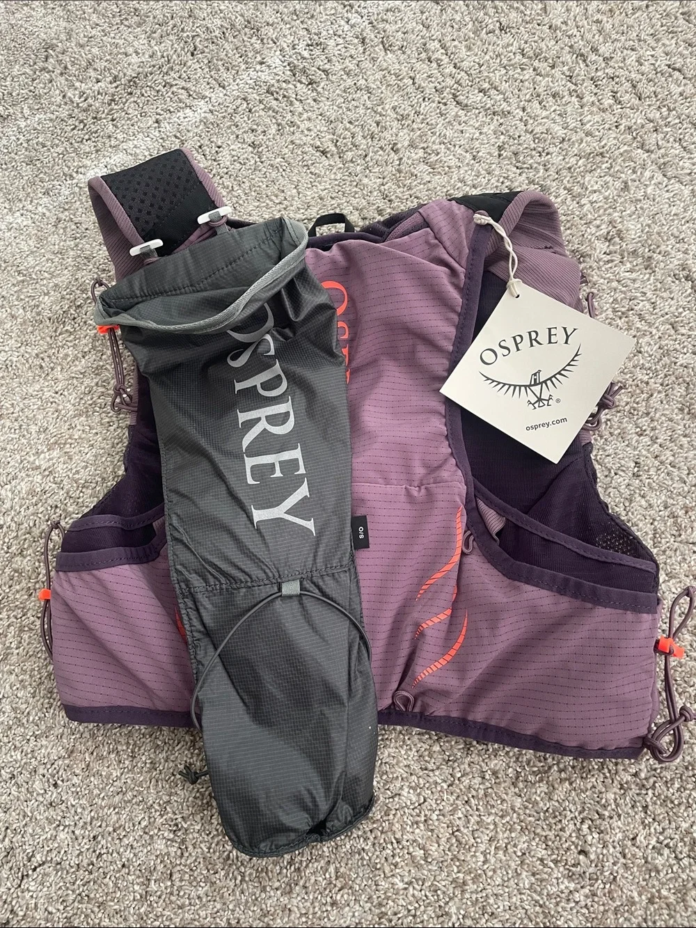 Osprey women’s Dyna Pro 7 Run Hydration Vest - size Medium, color Purple Dusk